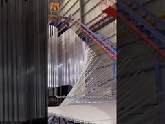 خط پوشش پودری اتوماتیک با ظرفیت پوشش بالا با یونیفورم برای کارخانه های آهن