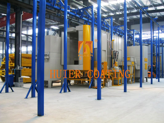 خط پوشش پودر الکترواستاتیک صنعتی با عملکرد خودکار