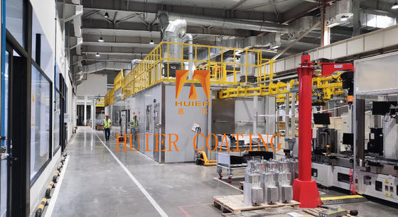 خط رنگ آمیزی اسپری برای پوشش ضخامت 0.1-0.3mm تولید